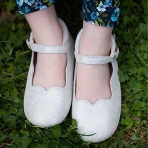 Little Love Bug Sparkle White Olivia Dress Shoe